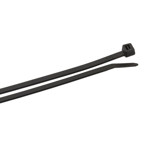 Forney Cable Ties, 14-1/2 in Black Standard Duty, 100-Pack