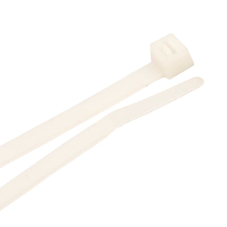 Forney Cable Ties, 8 in Natural Heavy-Duty, 100-Pack