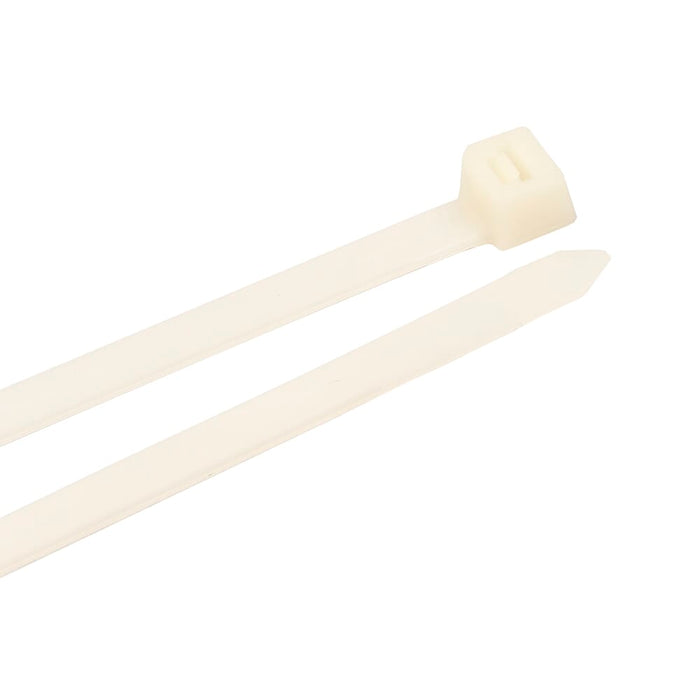 Forney Cable Ties, 12 in Natural Heavy-Duty, 100-Pack