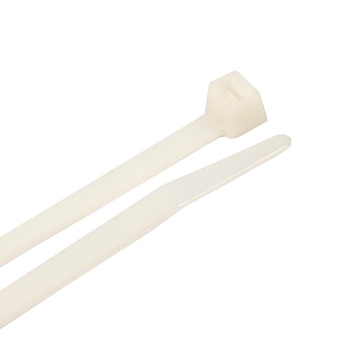 Forney Cable Ties, 18 in Natural Heavy-Duty, 50-Pack