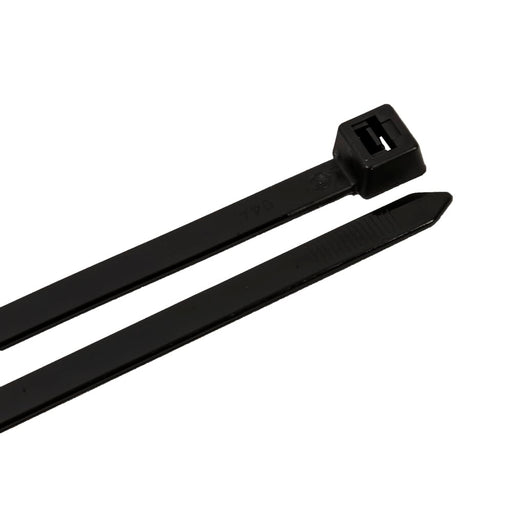 Forney Cable Ties, 18 in Black Extra Heavy-Duty, 50-Pack