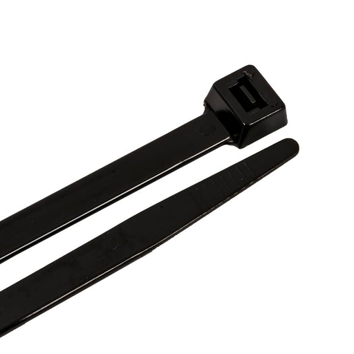 Forney Cable Ties, 25-1/2 in Black Extra Heavy-Duty, 25-Pack