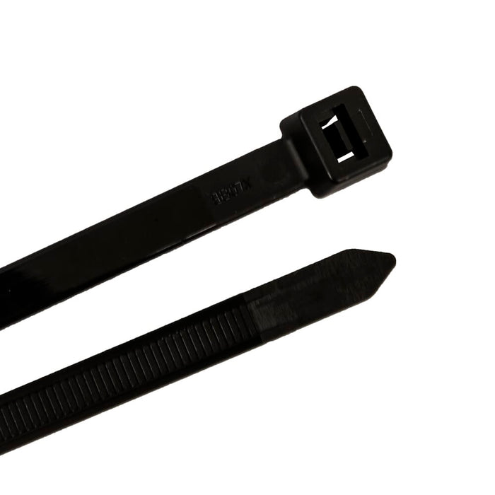 Forney Cable Ties, 36 in Black Extra Heavy-Duty, 10-Pack