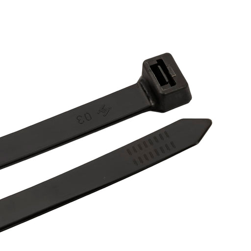 Forney Cable Ties, 22 in Black Super Heavy-Duty, 25-Pack
