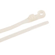 Forney Cable Ties, 8 in Natural Standard Duty Screw Mounts, 25-Pack