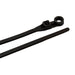 Forney Cable Ties, 8 in Black Standard Duty Screw Mounts, 100-Pack