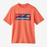 Patagonia Kid's Cap Silkweight T-shirt Brdshrtlg/cohocoral