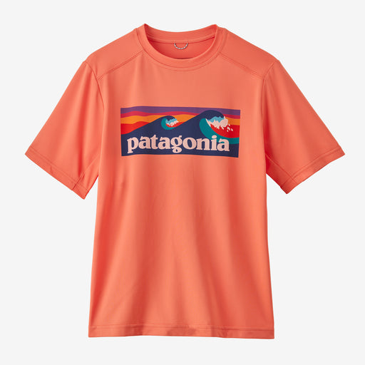 Patagonia Kid's Cap Silkweight T-shirt Brdshrtlg/cohocoral
