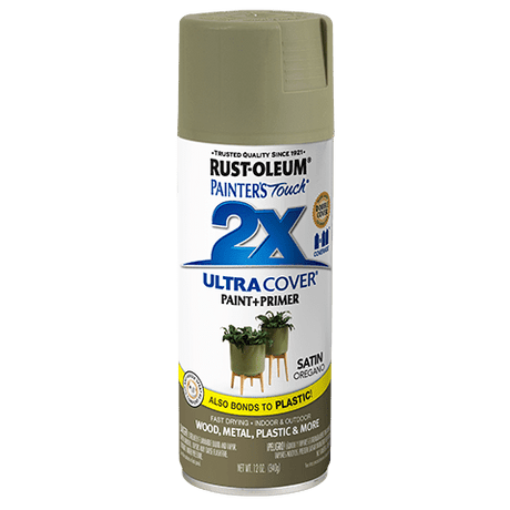 RUST-OLEUM 12 OZ Painter's Touch 2X Ultra Cover Satin Spray Paint - Satin Oregano OREGANO