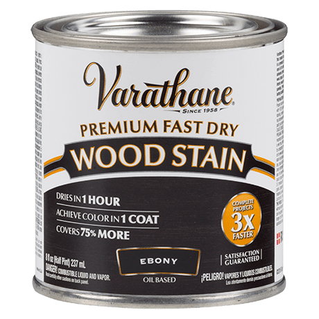 VARATHANE Half Pint Fast Dry - Stain Ebony EBONY