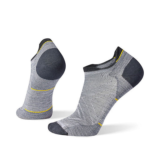Smartwool Run Zero Cushion Low Ankle Socks Light Gray