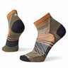 Smartwool Run Zero Cushion Ankle Pattern Socks Black