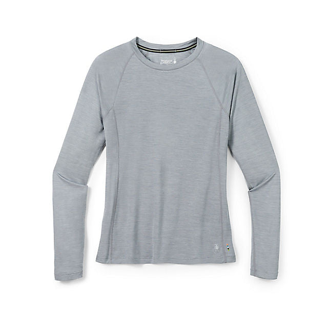 Smartwool Women's Active Ultralite Long Sleeve Light Gray Heather