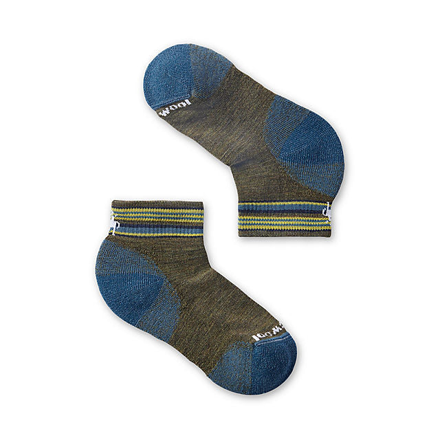 Smartwool Kids' Hike Light Cushion Ankle Socks Military Olive