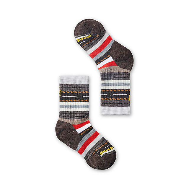 Smartwool Kids' Hike Full Cushion Margarita Crew Socks Chestnut