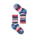 Smartwool Kids' Hike Full Cushion Margarita Crew Socks Mist Blue