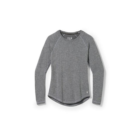 Smartwool Women's Thermal Merino Rib Crew Light Gray Heather