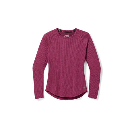 Smartwool Women's Thermal Merino Rib Crew Festive Fuchsia Heather