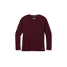 Smartwool Women's Classic Thermal Merino Base Layer Crew Plus Black Cherry Heather