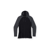 Smartwool Women's Thermal Merino Drape Neck Hoodie Plus Black Dot