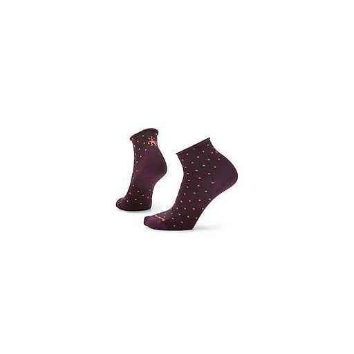 Smartwool Women's Everyday Classic Dot Ankle Boot Socks Bordeaux