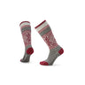 Smartwool Women's Everyday Popcorn Snowflake Pattern Crew Socks Ash