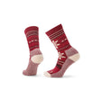 Smartwool Women's Everyday Cozy Lodge Crew Socks Tibetan Red