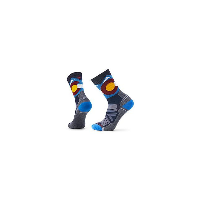 Smartwool Hike Light Cushion Colorado Crew Socks Deep Navy