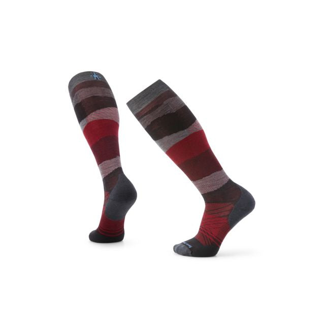 Smartwool Ski Targeted Cushion Pattern OTC Socks Charcoal