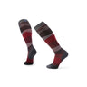 Smartwool Ski Targeted Cushion Pattern OTC Socks Charcoal