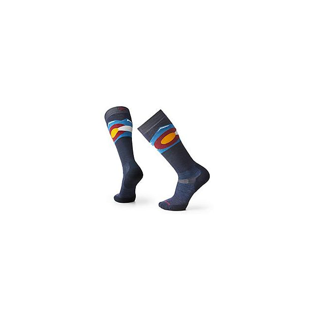 Smartwool Snowboard Targeted Cushion Colorado OTC Socks Deep Navy