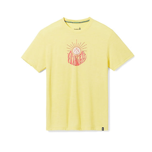 Smartwool Sun Graphic Short Sleeve Tee Canary Heather