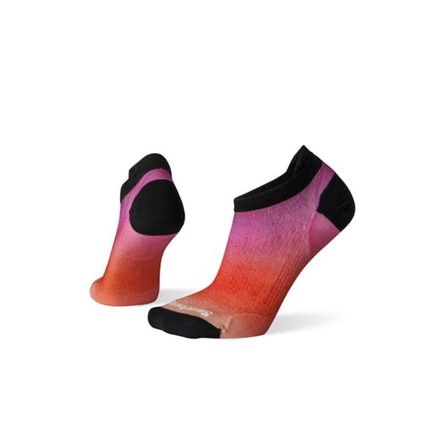 Smartwool Women's PhD Run Ultra Light Ombre Print Micro Habanero