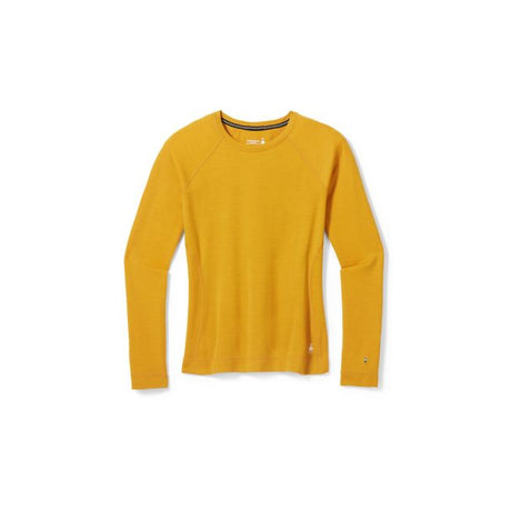 Smartwool Women's Classic Thermal Merino Base Layer Crew Honey Gold Heather