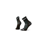 Smartwool Hike Light Cushion Striped Mid Crew Socks Dark Sage