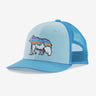 Patagonia Kid's Trucker Hat Ilstrdftzbear/finblu