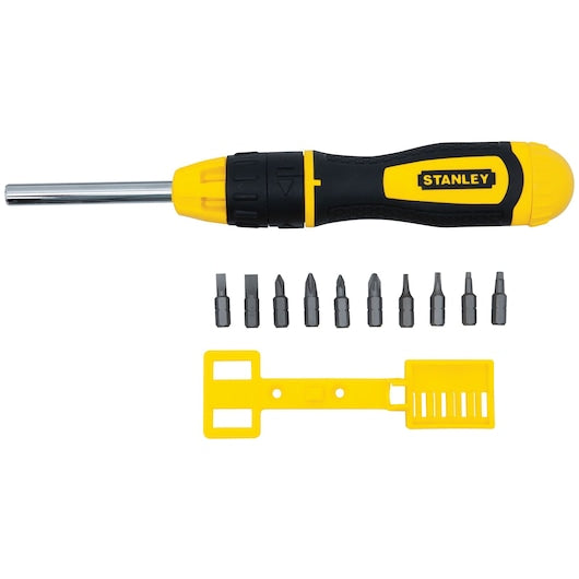 Stanley Tools 10 Piece Multi-bit Ratchet Screwdriver