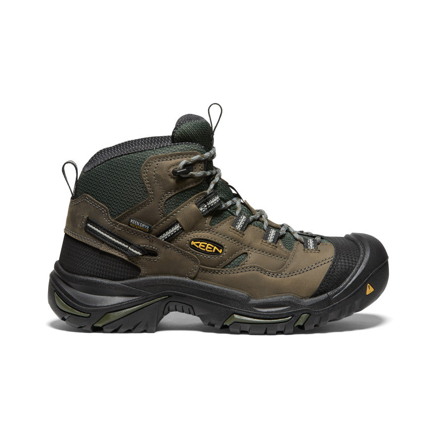 Keen Utility Braddock Waterproof Mid (Steel Toe) CASCADE_BRN/OLIVE