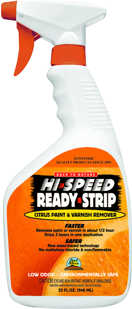 SUNNYSIDE Back To Nature Ready-Strip Hi-Speed Citrus Paint Remover - 32OZ 32OZ