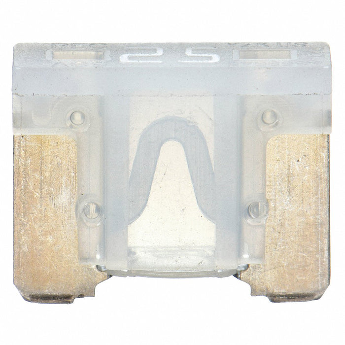 Low Profile 25 Amp Fuse, Clear, 5 pack