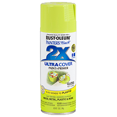 RUST-OLEUM 12 OZ Painter's Touch 2X Ultra Cover Gloss Spray Paint - Gloss Key Lime KEY_LIME