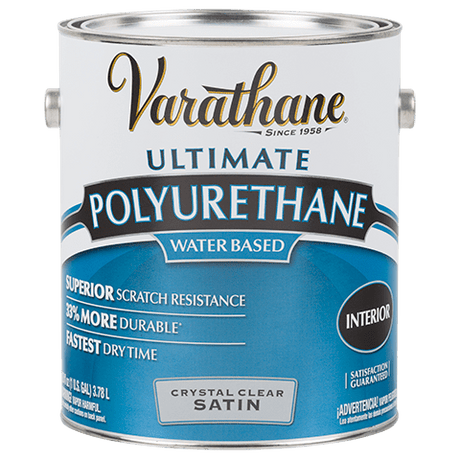 VARATHANE GAL Ultimate Polyurethane Water Based - Satin (2 PACK)