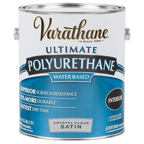 VARATHANE GAL Ultimate Polyurethane Water Based - Satin (2 PACK)