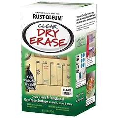 RUST-OLEUM Clear Dry Erase Kit CLEAR
