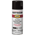 RUST-OLEUM 12 OZ Stops Rust Protective Enamel Spray Paint - Gloss Dark Walnut DARK_WALNUT /  / GLOSS