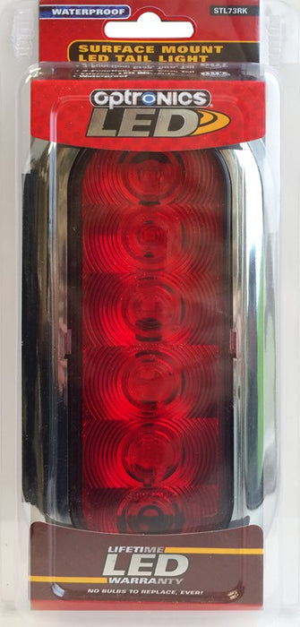 Optronics Surface mount LED Tail Light RED_CHROME