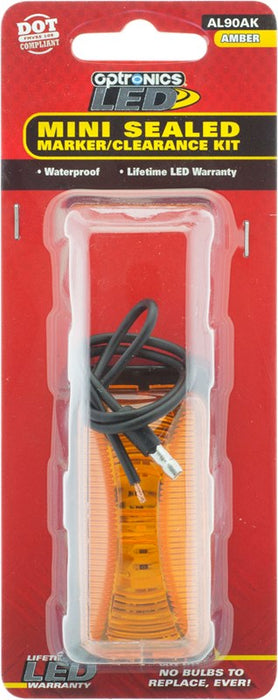 Optronics Mini Sealed LED Marker/Clearance Light Kit, Amber AMBER_BLACK