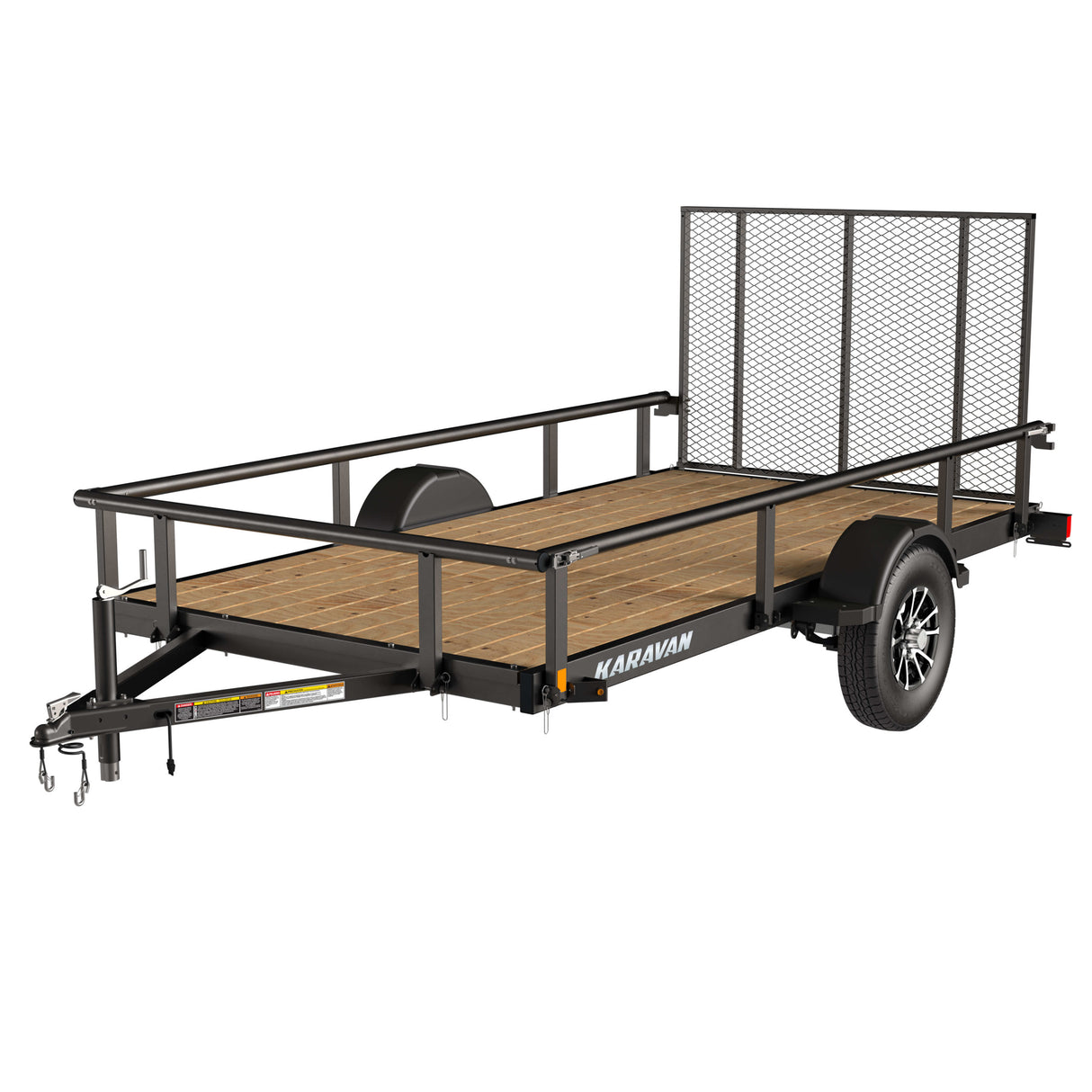 Karavan 6 X 12 Utility Trailer with Aluminum Wheels