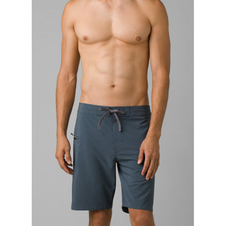 Prana Men's Fenton Boardshort Grey Blue