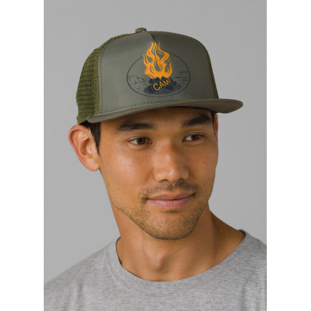 Prana Unisex Journeyman Trucker 2.0 Rye Green Camp Fire